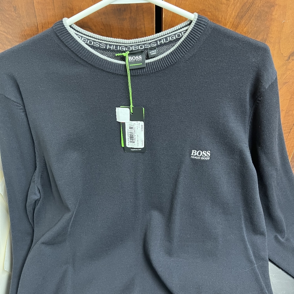 boss green pullover men brand new with tags